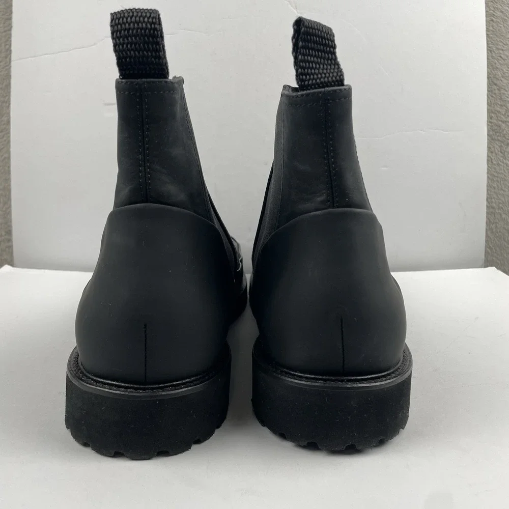 Jack Erwin Armored Chelsea Boots Mens Black Leather Winter Combat - Size 11.5